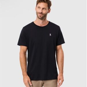 Black Mens Classic Crew Neck Tee